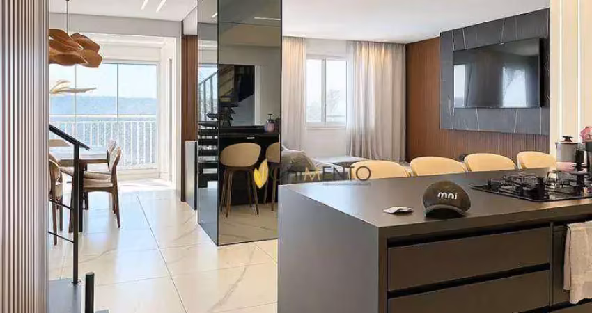 Cobertura com 2 dormitórios à venda, 126 m² - centro - são caetano do sul/sp