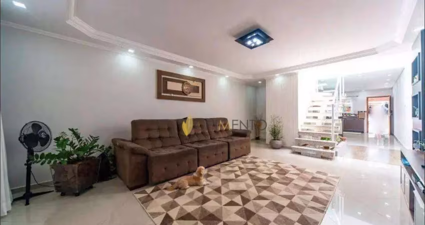 Casa com 4 dormitórios, 190 m² - venda por r$ 1.300.000,00 ou aluguel por r$ 11.800,00/mês - jardim - santo andré/sp