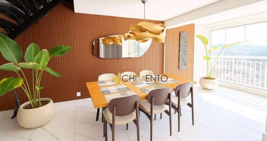 Cobertura com 2 dormitórios à venda, 126 m² por r$ 1.430.000,00 - centro - são caetano do sul/sp