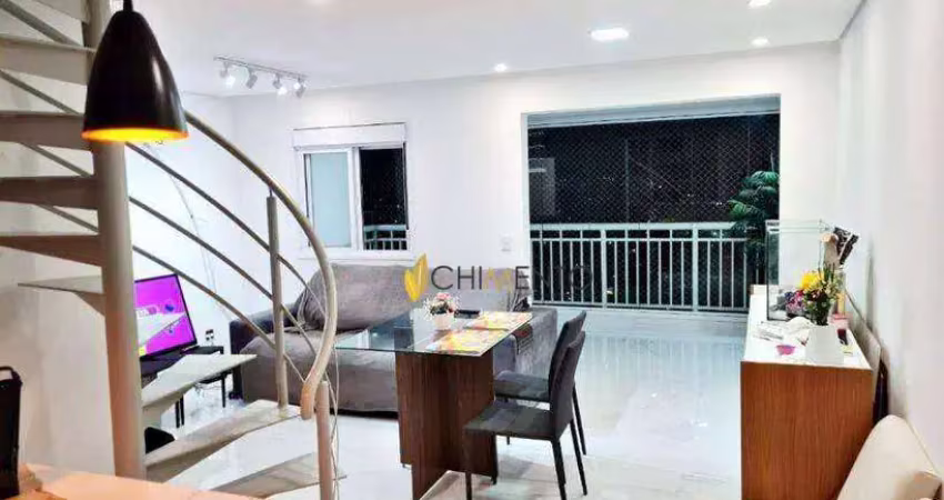 Cobertura com 3 dormitórios, 140 m² - venda por r$ 900.000,00 ou aluguel por r$ 6.170,00/mês - parque rebouças - são paulo/sp
