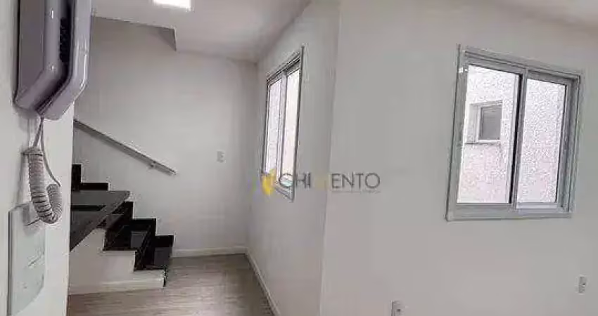 Cobertura com 2 dormitórios à venda, 76 m² por r$ 500.000 - parque das nações - santo andré/sp