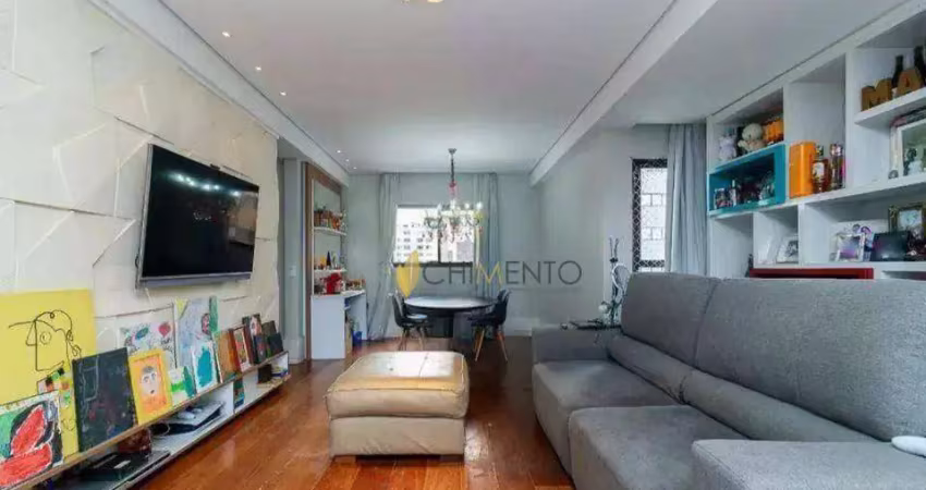 Apartamento com 3 dormitórios à venda, 187 m² por r$ 1.970.000 - campo belo - são paulo/sp