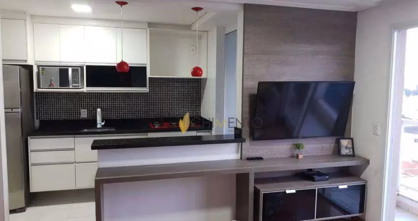 Apartamento com 2 dormitórios à venda, 59 m² por r$ 465.000 - vila américa - santo andré/sp