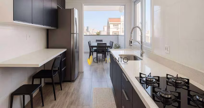 Cobertura com 2 dormitórios à venda, 110 m² por r$ 530.000,00 - vila metalúrgica - santo andré/sp