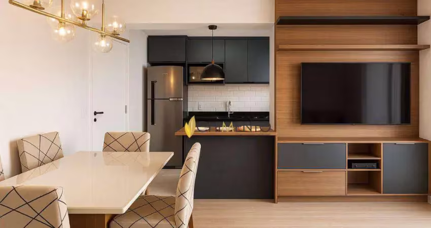 Apartamento com 1 dormitório à venda, 48 m² por r$ 380.000 - jardim olavo bilac - são bernardo do campo/sp