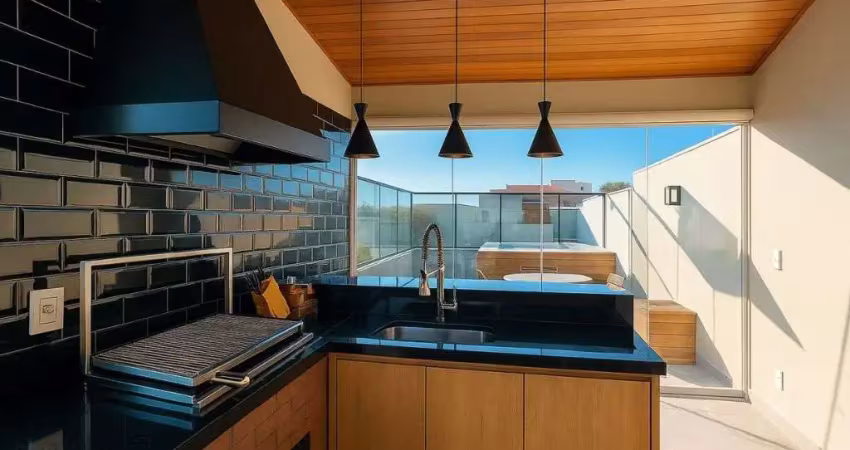 Cobertura com 3 dormitórios à venda, 150 m² por r$ 780.000,00 - vila valparaíso - santo andré/sp