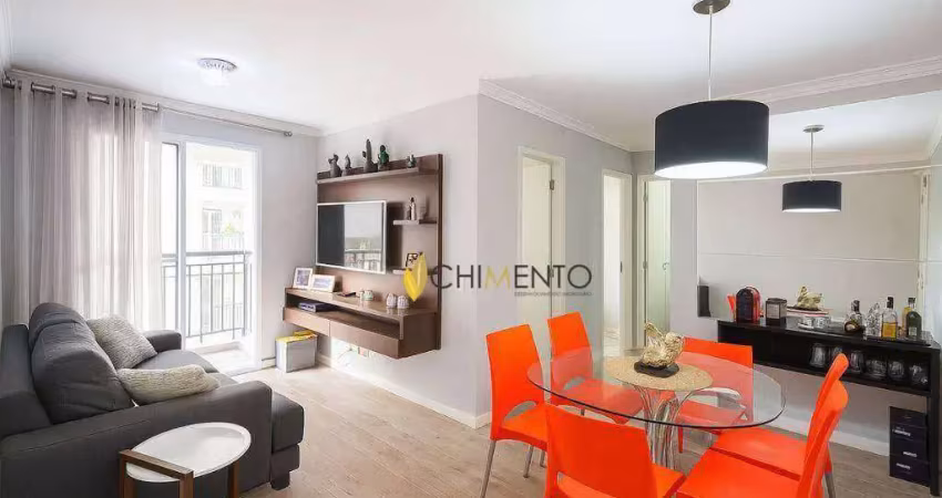 Apartamento com 2 dormitórios à venda, 57 m² por r$ 440.000,00 - campestre - santo andré/sp