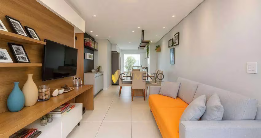 Apartamento com 2 dormitórios à venda, 78 m² por r$ 790.000,00 - santa paula - são caetano do sul/sp