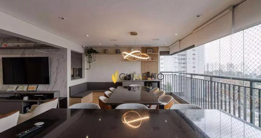 Apartamento com 4 dormitórios à venda, 160 m² por r$ 2.500.000,00 - mooca - são paulo/sp