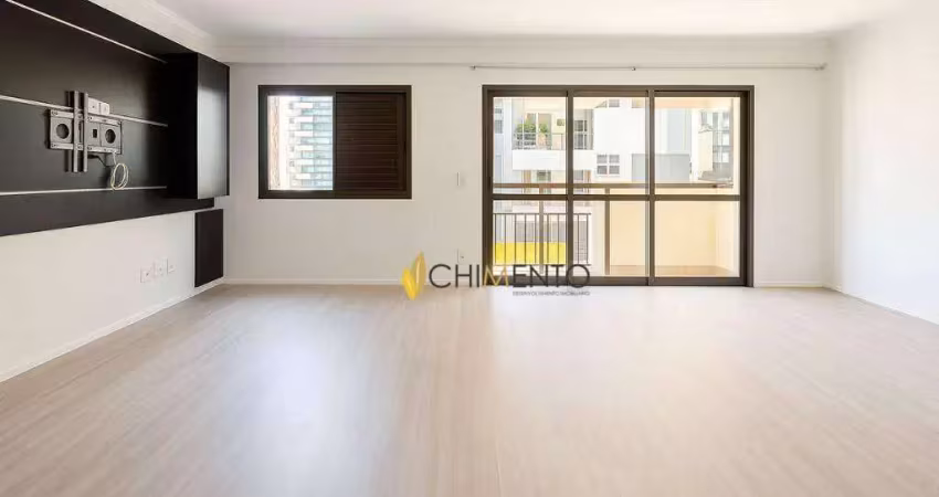 Apartamento com 3 dormitórios para alugar, 122 m² por r$ 6.910,00/mês - jardim - santo andré/sp