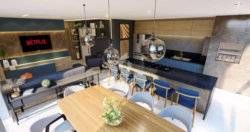Apartamento com 03 suítes e 02 vagas de garagem em Meia Praia - Itapema/SC