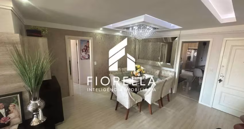 Apartamento mobiliado, com 138m², 03 dormitórios, sendo 02 suítes, no bairro kobrasol/são josé-sc.