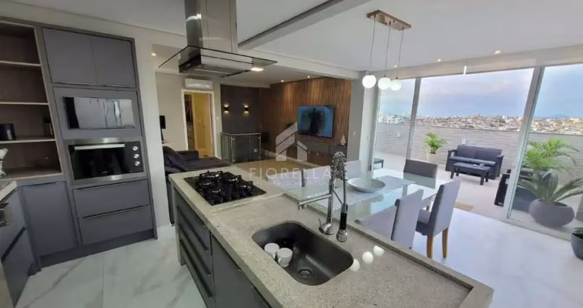 Cobertura duplex de 3 dormitórios, sendo 01 suíte, 100% mobiliada, no bairro campinas em são josé