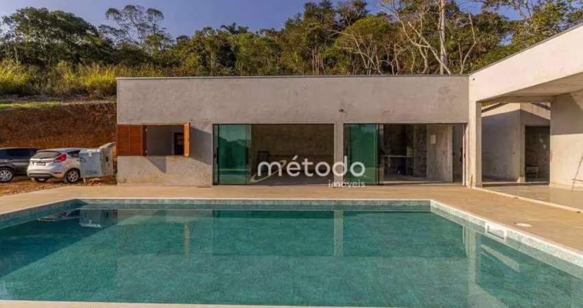 Chácara com 4 dormitórios à venda, 10000 m² por r$ 1.750.000,00 - itapema - guararema/sp