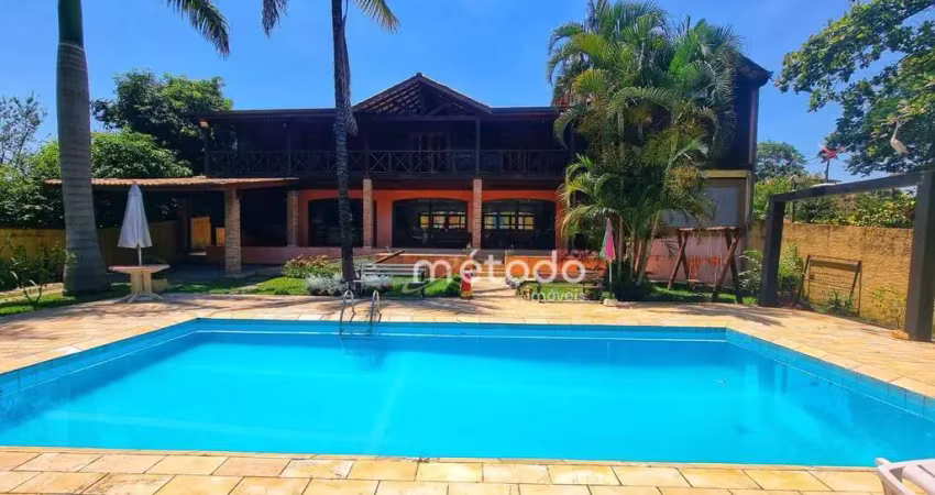 Chácara com 6 dormitórios à venda, 876 m² por r$ 1.590.000 - jardim itapema - guararema/sp