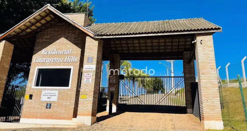 Terreno à venda, 1003 m² por r$ 290.000 - condomínio residencial guararema hills - guararema/sp