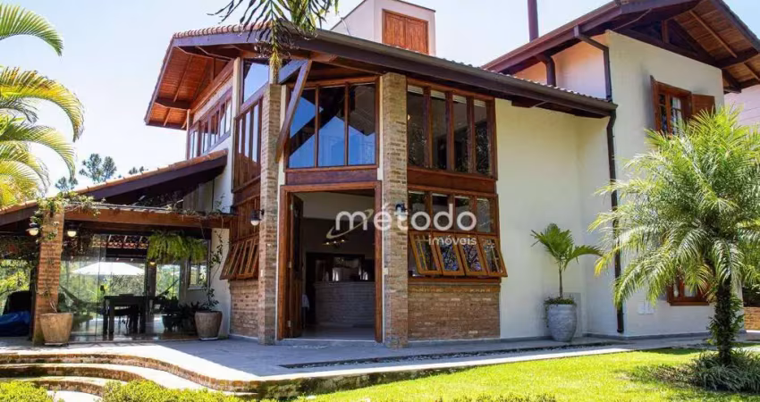 Casa com 4 dormitórios à venda, 305 m² por r$ 2.850.000 - condomínio residencial alpes de guararema - guararema/sp