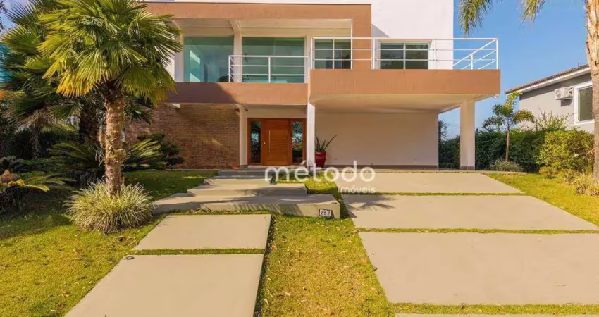 Casa com 5 dormitórios à venda, 386 m² por r$ 4.100.000 - condomínio residencial alpes de guararema - guararema/sp