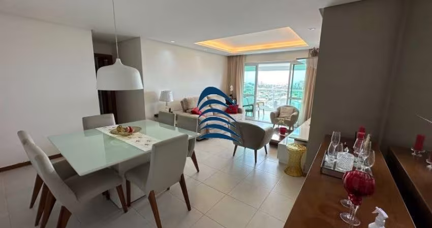 ART RESIDENCE à venda.  SOBRE O APARTAMENTO: Lindo apartamento nascente com 144m², 04 suítes (02 suítes e 02 canadenses), dependência (hoje utilizada como dispensa), banheiro de serviço, andar médio, 