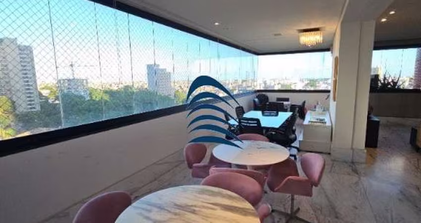 LE CORBUSIER - Horto Florestal | 4 Quartos (3 Suítes) | Vista Mar | Varanda Integrada e Área Social em Mármore Branco