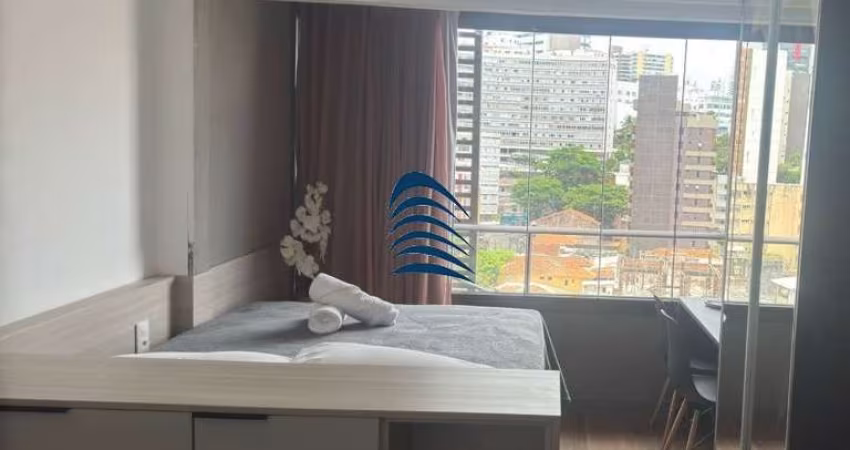 BARRA - STUDIO NOVO COM VARANDA SUPER LUXO PARA VENDA #PORTEIRAFECHADA . #BARRA #SALVADOR #CARNAVAL