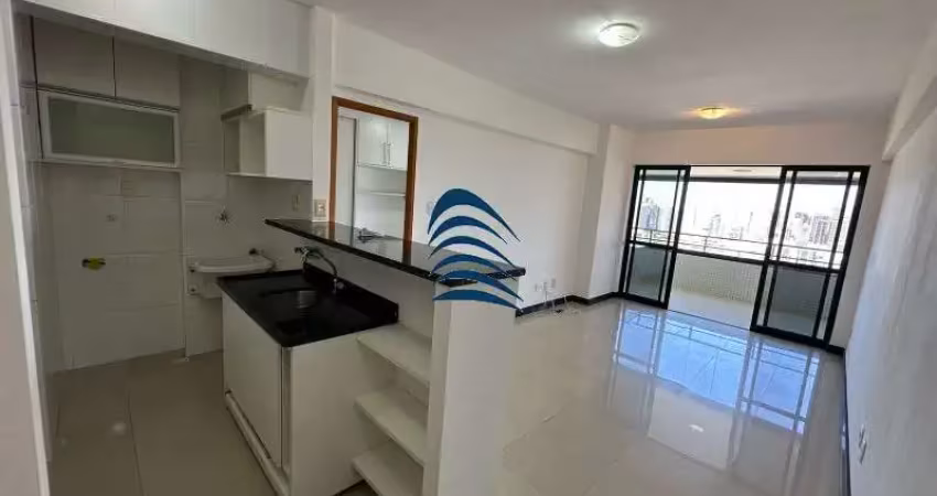 Premium Plaza - 1/4 e sala com 57m² - Andar alto - Vista livre - Semi mobiliado - 01 vaga - Lazer completo