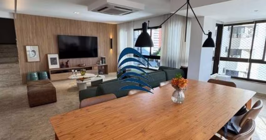 Lindo apartamento a venda no caminho das árvores  MOBILIADO, com 3 suítes 181,75 m2 sendo duas suítes com closet, dependência completa, dispensa, totalmente reformado