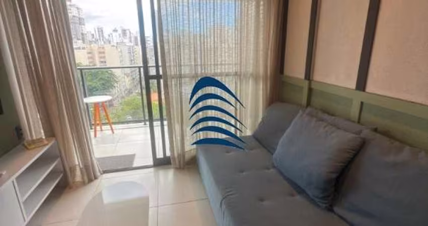 BLUE BARRA  1/4 sala com suíte e varanda, 35,37m2 ( planta maior e com varanda ), andar alto, nascente