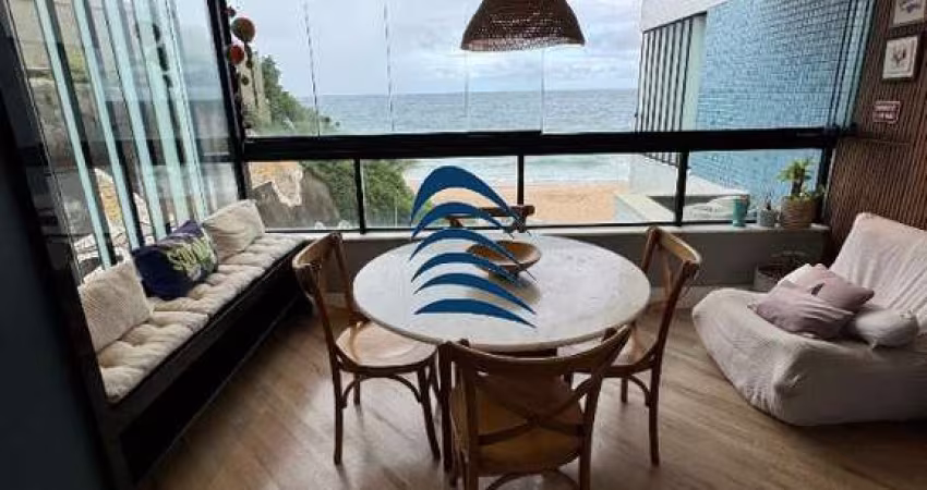 Lindíssimo Quarto e Sala, de 60m², 'Pé na Areia Mar',Semi-mobiliado , no Rio Vermelho