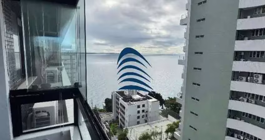 Apartamento no corredor da vitória, quarto e sala, vista mar, 36m2, recém reformado, 01 vaga de garagem, 1 banheiro.   todos os ambientes climatizados