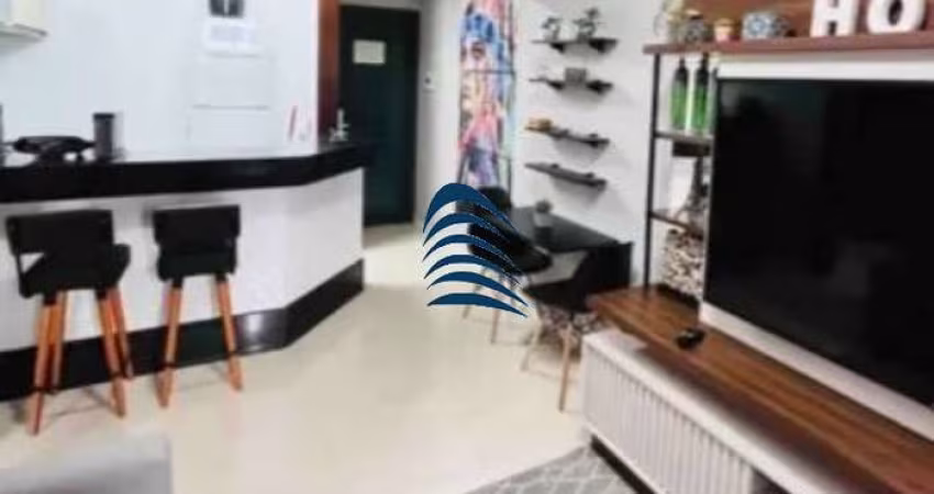 Apartamento 1/4 na Pituba, 01 Banheiro, 42m2, 01 vaga de garagem, com ar condicionado na sala e quarto!  Possui piso, revestimento, hidráulico e elétr