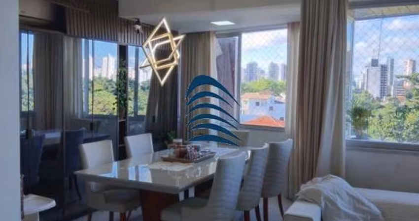 Apartamento no Itaigara 3/4 sendo 1 suíte - Edf. Rio Solimões - nascente total, 120m2, 03 banheiros, 01 vaga de garagem coberta, 02 aptos por andar, 0
