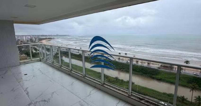 Apartamento Frente mar Varanda gourmet, 79m 02 quartos, sendo 01 suíte, banheiro social, cozinha aberta