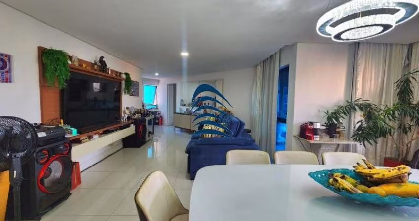 APARTAMENTO NA PITUBA DE 4/4, SENDO 2 SUITES ? NASCENTE E ANDAR ALTO COM 168m²  NASCENTE