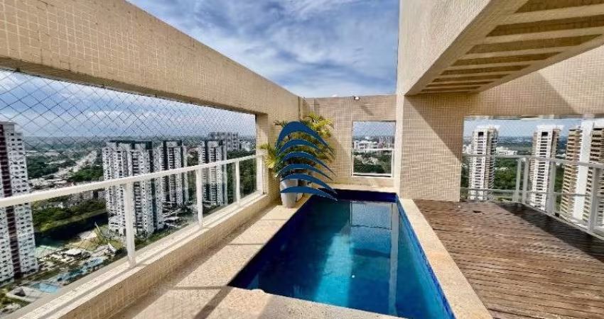 Cobertura Platno   Excelente cobertura penthouse PLATNO - Greenville - 221m2 - 3/4 sendo 2 suítes  sala com pé direito duplo