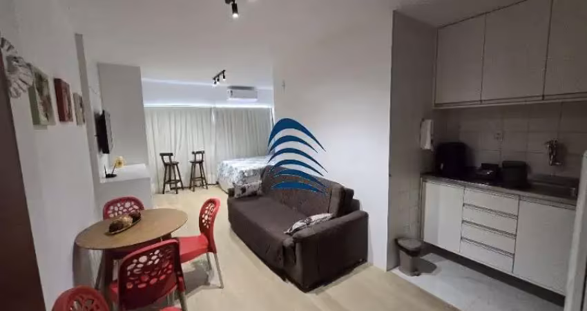 Studio vista mar porto da barra, nascente, 32m2, 01 banheiro, 01 garagem, recém reformado.  ideal para moradia, investimento e fazer hospedagem.   loc