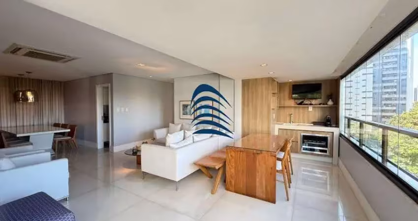 Reserva alto do itaigara   excelente apartamento com 159m2 - distribuídos em 3 suítes + gabinete, sala de estar, sala de jantar, varanda gourmet,