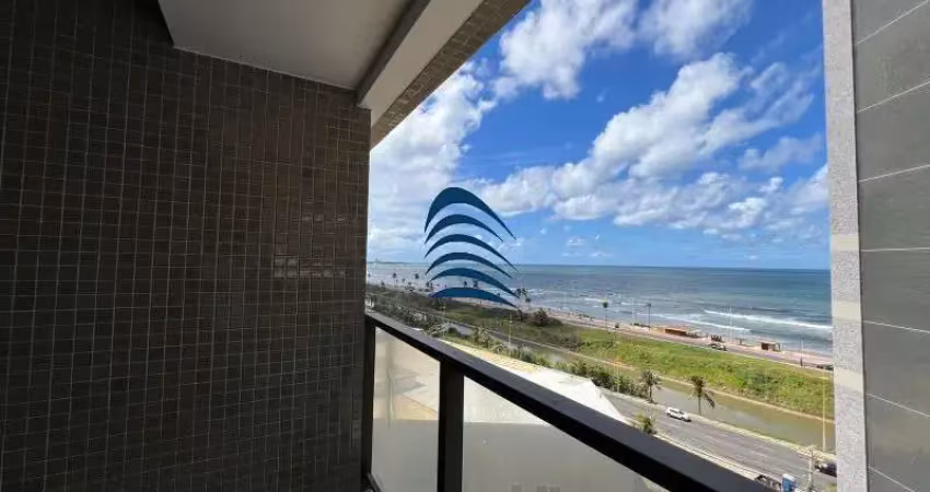 Apartamento em jaguaribe, condomínio ocean house, 45m², 1 quarto e sala, varanda com vista para o mar, cozinha, área de serviço, sanitário, nascente total