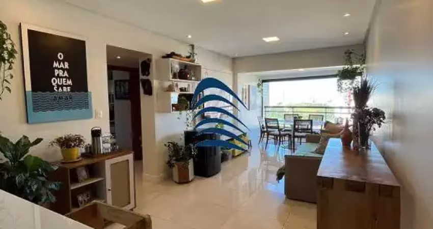 Excelente apartamento a venda no condomínio villa privilege 3/4 sendo uma suíte, varanda integrada com reike, andar alto, móveis embutidos, 82 m², nascente