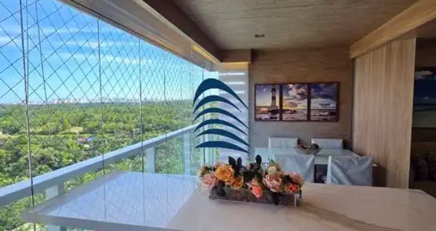 Atmos greenville 116m²  apartamento à venda 3 quartos, nascente, 1 suíte, decorado, condomínio clube, armários planejados, carregador carro elétrico, alto padrão. salvador
