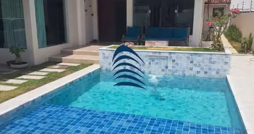 Casa recém reformada em vilas do atlântico (alameda fechada) com 4/4 sendo 3 suítes. bem localizada, próximo a tudo, em rua pública