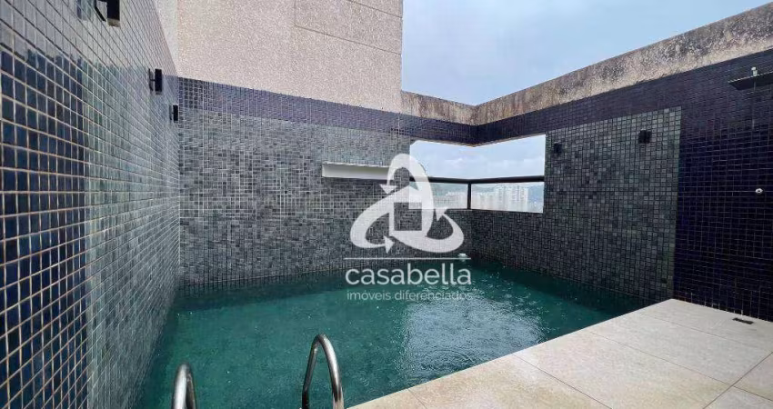Cobertura com 4 dormitórios à venda, 187 m² por R$ 2.130.000,00 - José Menino - Santos/SP