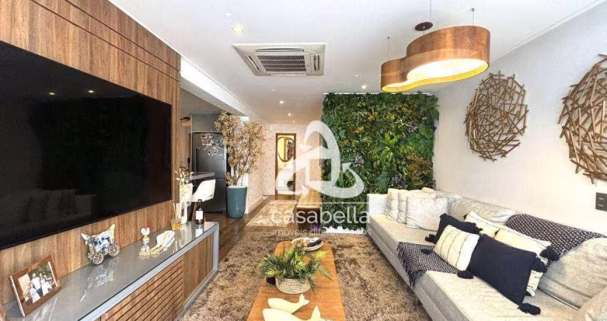Apartamento com 3 dormitórios à venda, 185 m² por R$ 2.900.000,00 - Gonzaga - Santos/SP