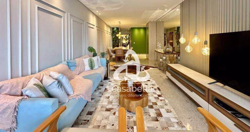 Apartamento com 3 dormitórios à venda, 149 m² por R$ 1.395.000,00 - Pompéia - Santos/SP