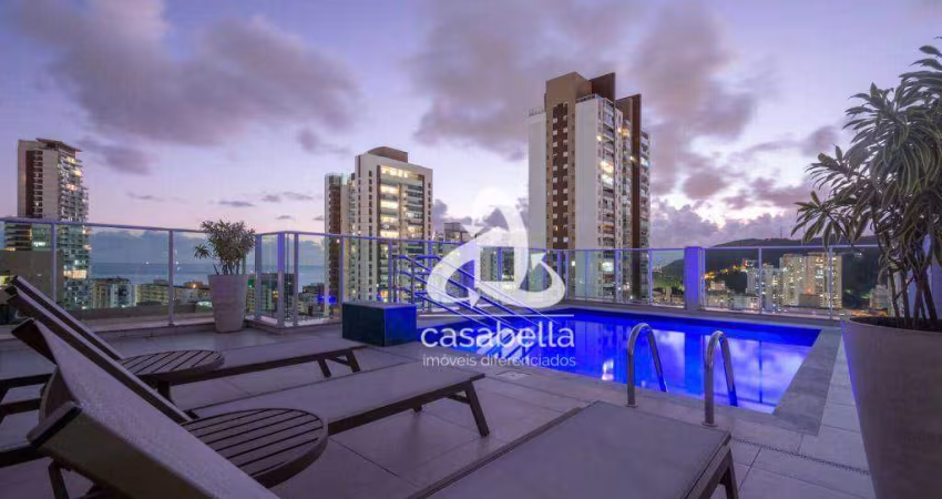 Apartamento com 1 dormitório à venda, 55 m² por R$ 740.000,00 - Pompéia - Santos/SP