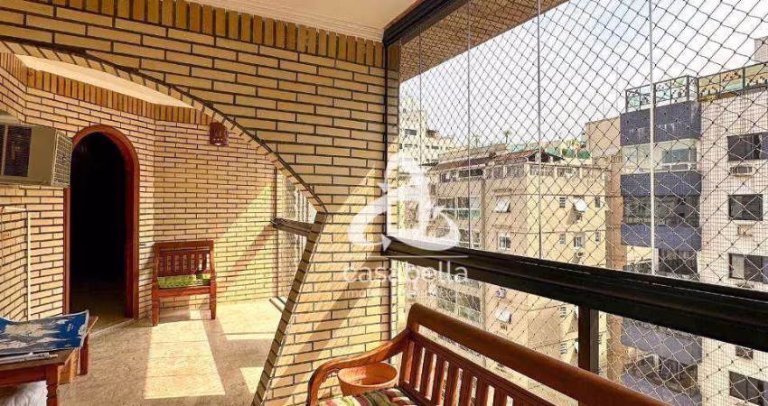 Apartamento com 4 dormitórios à venda, 250 m² por R$ 1.750.000,00 - Aparecida - Santos/SP