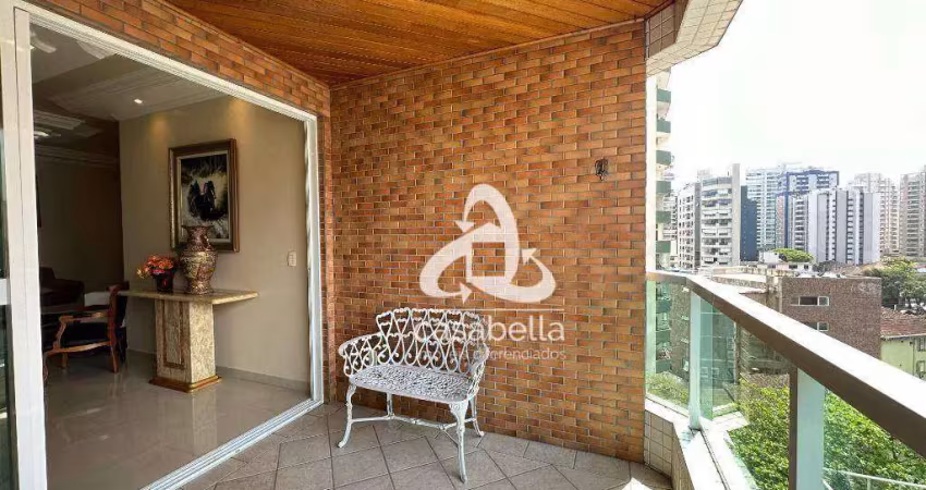 Apartamento com 2 dormitórios à venda, 116 m² por R$ 1.380.000,00 - Embaré - Santos/SP