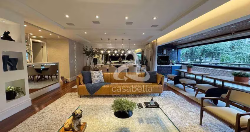 Apartamento com 4 dormitórios à venda, 214 m² por r$ 2.800.000,00 - vila rica - santos/sp