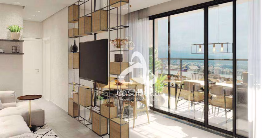 Apartamento com 2 dormitórios à venda, 65 m² por R$ 847.000,00 - Ponta da Praia - Santos/SP