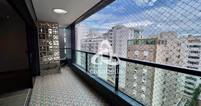 Apartamento com 3 dormitórios para alugar, 145 m² por R$ 8.500,00/mês - Ponta da Praia - Santos/SP